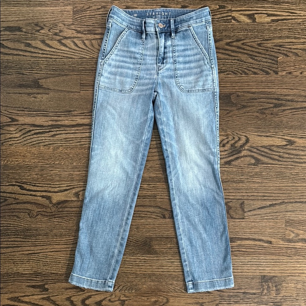 Stylish WHBM Cropped Denim Jeans